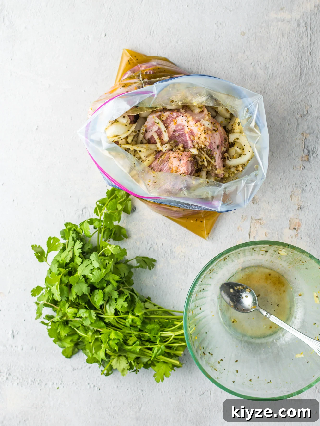 Juicy Instant Pot Pork Roast with Garlic and Herbs 5 Instant Pot Pork Roast with bag of pork