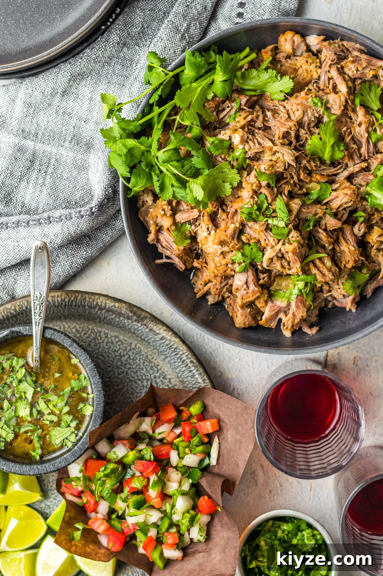 Juicy Instant Pot Pork Roast with Garlic and Herbs 8 Instant Pot Pulled Pork Roast with cilantro