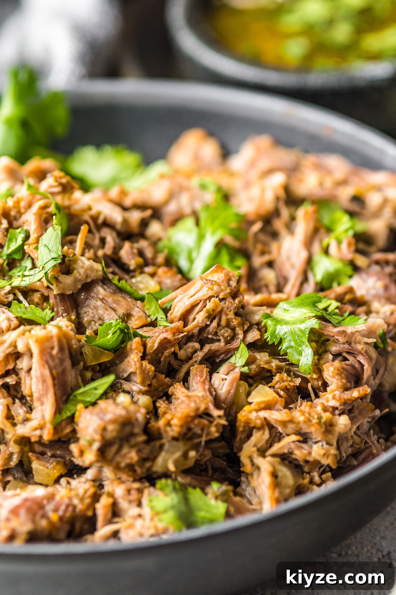 Juicy Instant Pot Pork Roast with Garlic and Herbs 9 Instant Pot Pork Roast up close