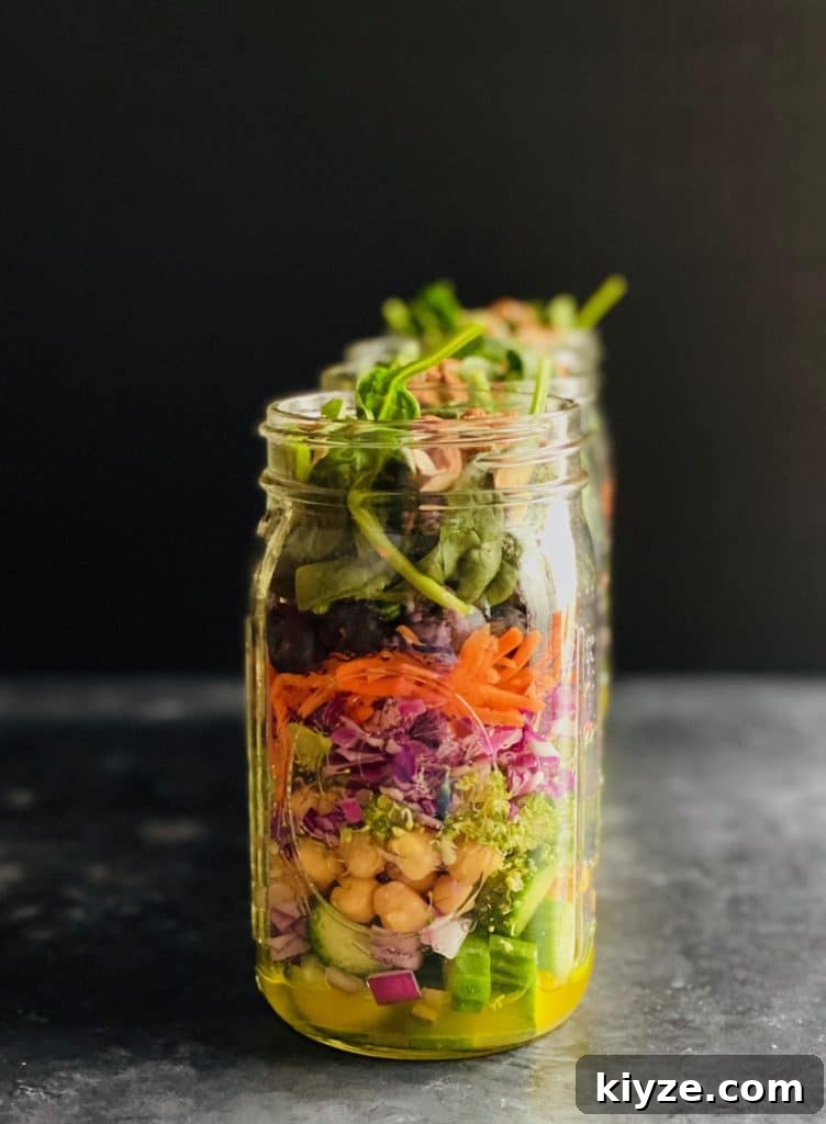 41 Meal-Prep Salads You Can Enjoy All Week Long 18 Detox Salad Jar