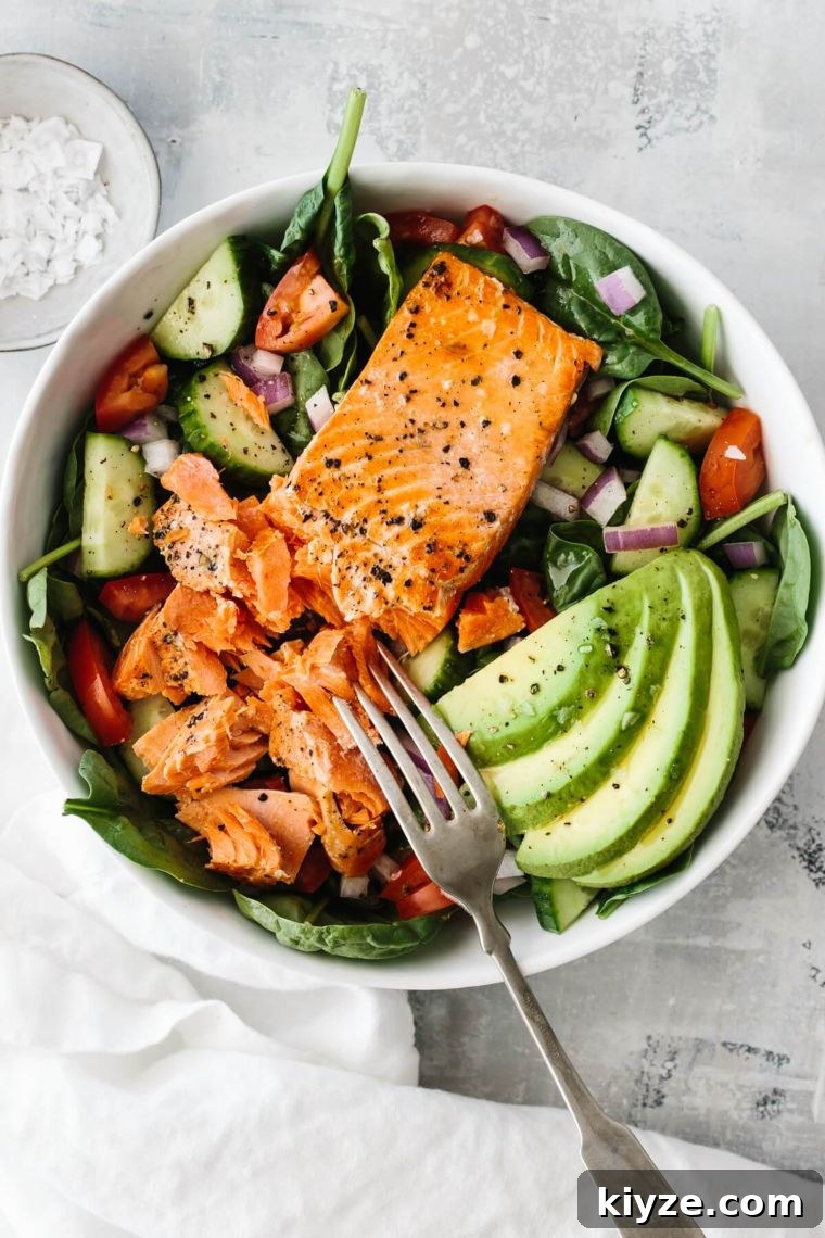 41 Meal-Prep Salads You Can Enjoy All Week Long 22 Salmon and Avocado Salad