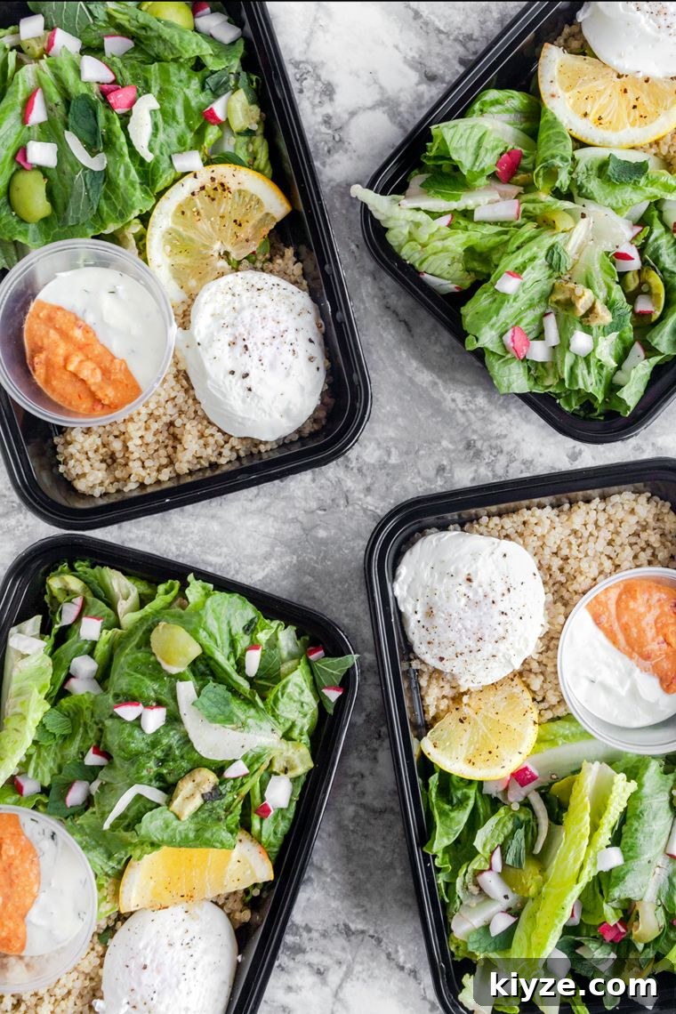 41 Meal-Prep Salads You Can Enjoy All Week Long 4 Breakfast Salad Bowls
