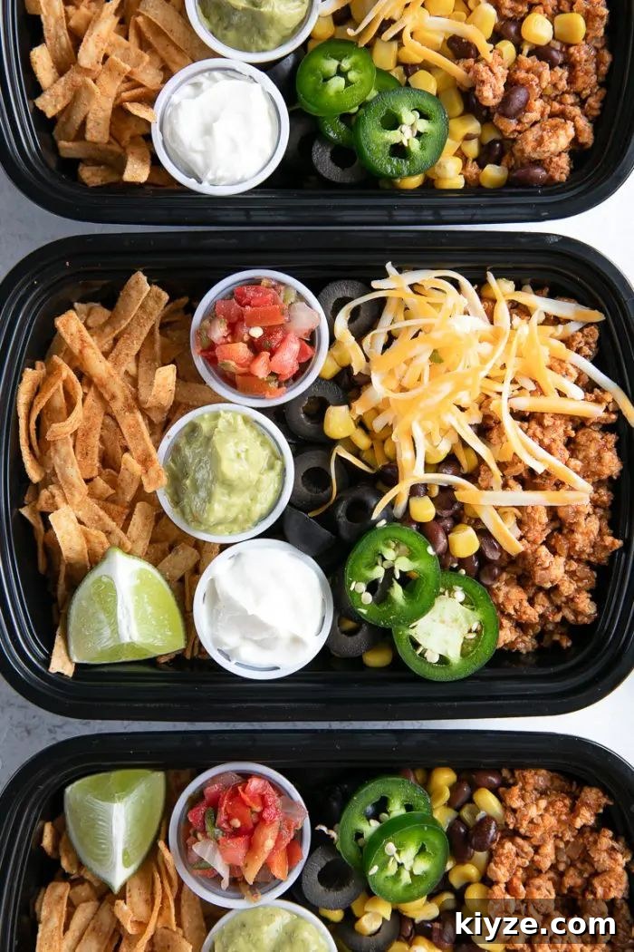 41 Meal-Prep Salads You Can Enjoy All Week Long 32 Taco Salad Meal Prep