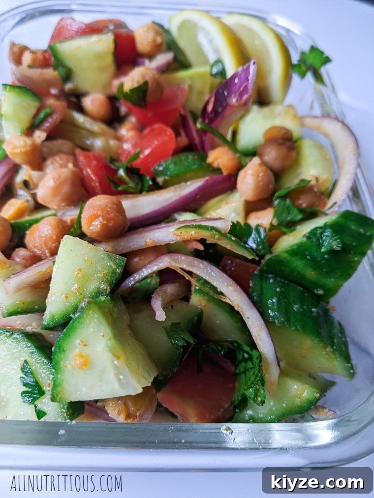 41 Meal-Prep Salads You Can Enjoy All Week Long 10 Chickpea Salad With Cucumbers