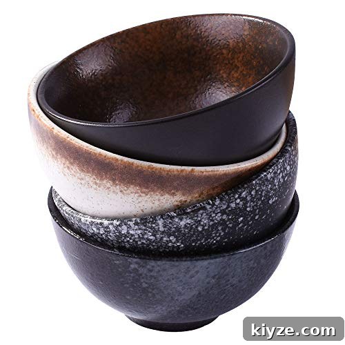Japanese Style 4.5 Inch Rice Bowls