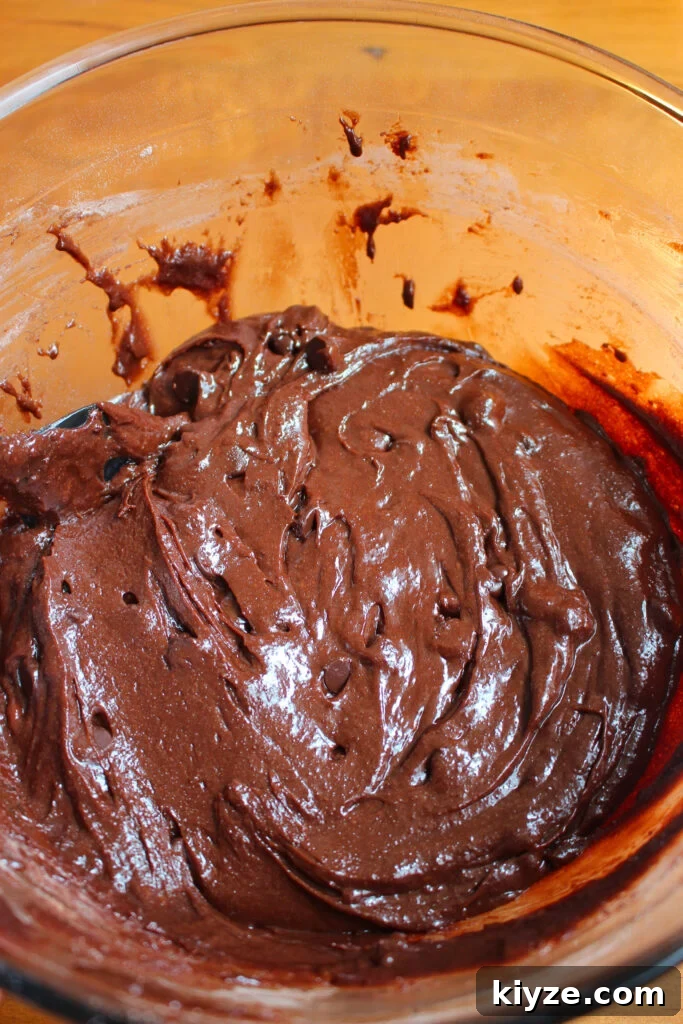 Fudgy Brownie Muffins Recipe: Chocolate Muffins with Gooey Centers 13 Batter with chips