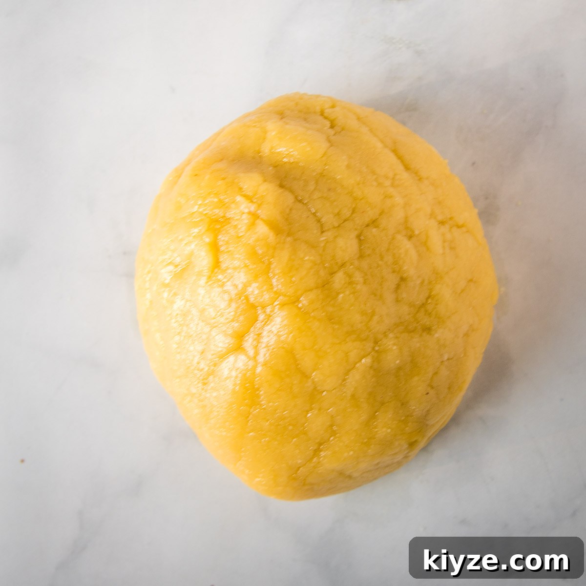 Ball of dough. 