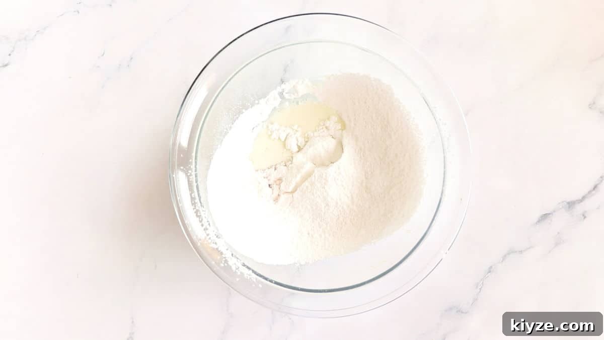 Bunny-Shaped Cinnamon Rolls: Cute Recipe for Spring Brunch 6 flour and yeast in a bowl