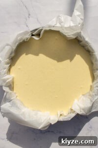 Burnt Basque Cheesecake Recipe: Creamy Spanish Dessert Guide 8 Basque cheesecake before baking