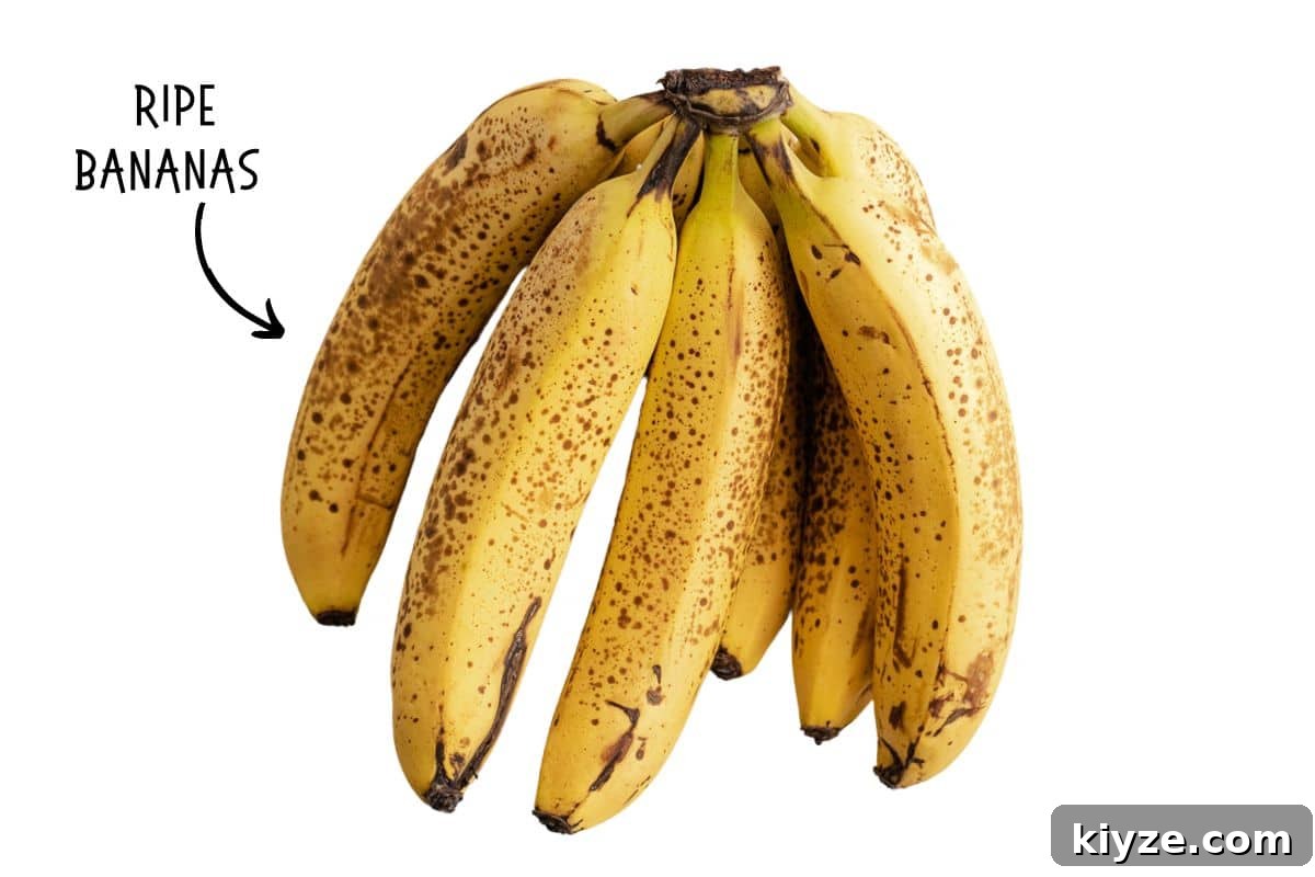 Quick 5-Minute Banana Puree Recipe for Babies 4 ripe bananas