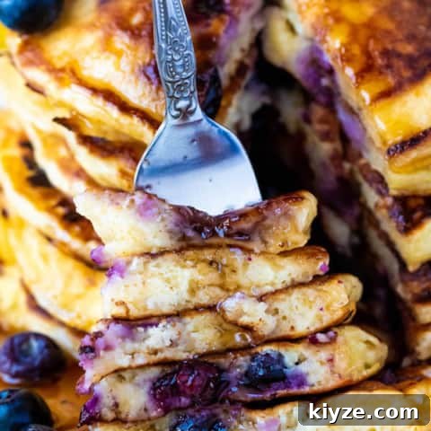 Best Ever Blueberry Pancakes