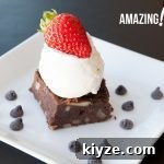 Paleo Dark Chocolate Chip Brownies