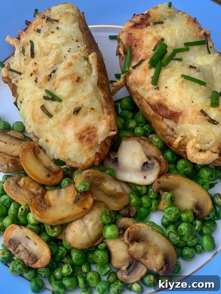 Loaded Stuffed Jacket Potatoes: Crispy Skins with Creamy Filling 4 Healthy Stuffed Jacket Potatoes