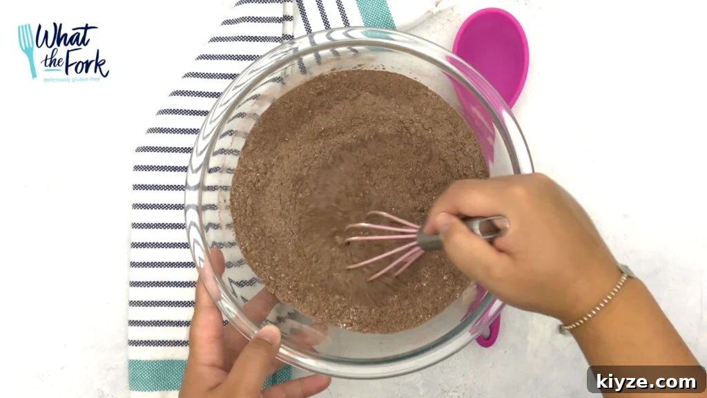 One-Bowl Fudgy Gluten-Free Brownies Recipe 7 Whisk together the dry ingredients