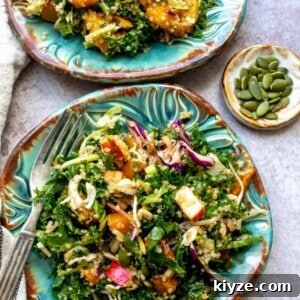Autumn Harvest Salad with Roasted Squash, Apples & Maple Vinaigrette 7 Fall Harvest Salad