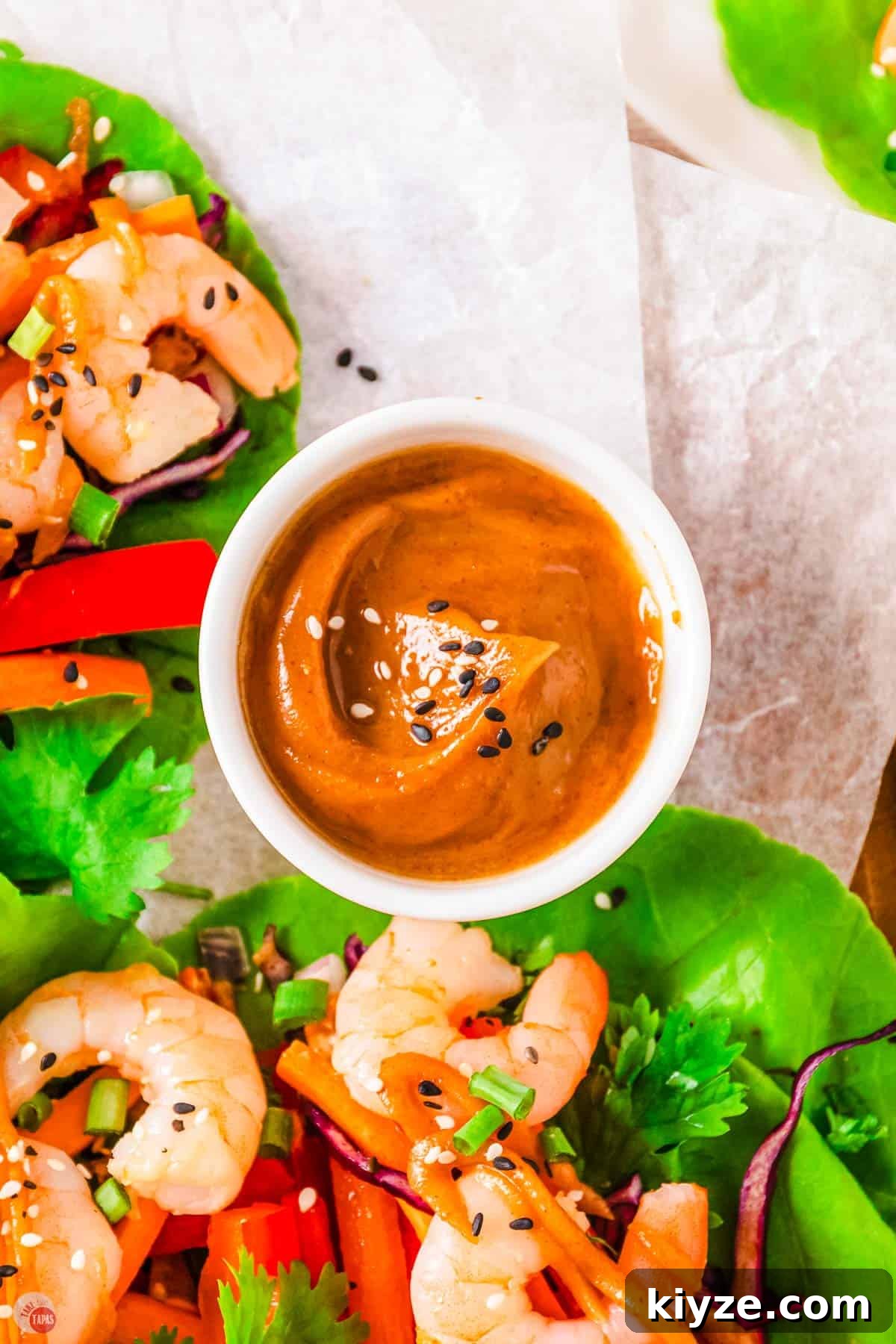 bowl of peanut sauce