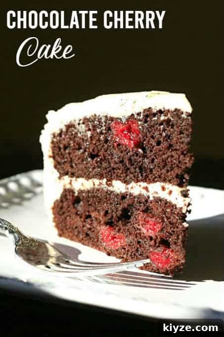 Decadent Chocolate Cherry Layer Cake Recipe 10 img 624 10
