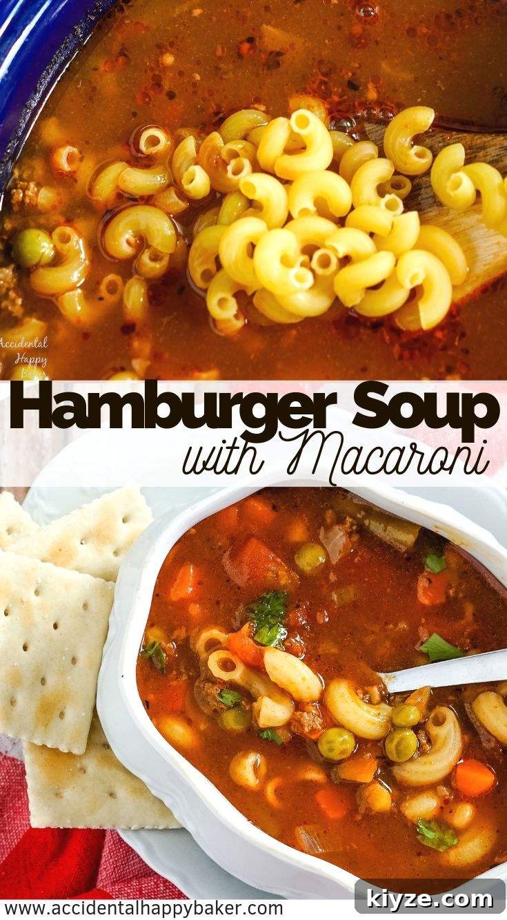 Hearty Hamburger Macaroni Soup Recipe for Cozy Weeknights 9 Hamburger macaroni soup