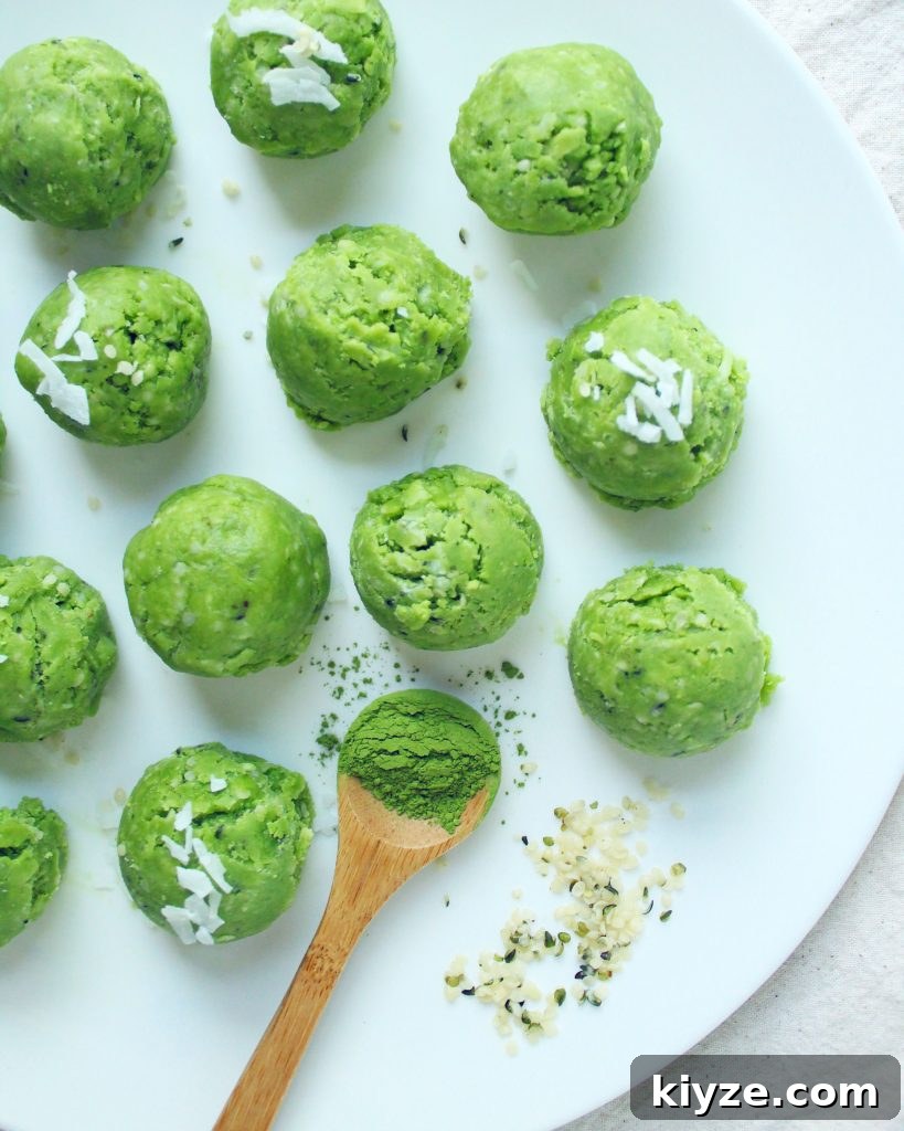 Coconut Matcha Energy Bites: No-Bake Snack for Natural Boost 2 Coconut Matcha Bliss Balls