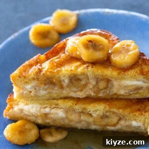 Banana-Stuffed French Toast with Cinnamon Maple Glaze 11 banana stuffed french toast