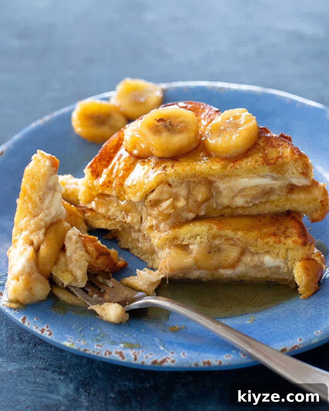 Banana-Stuffed French Toast with Cinnamon Maple Glaze 10 banana stuffed french toast