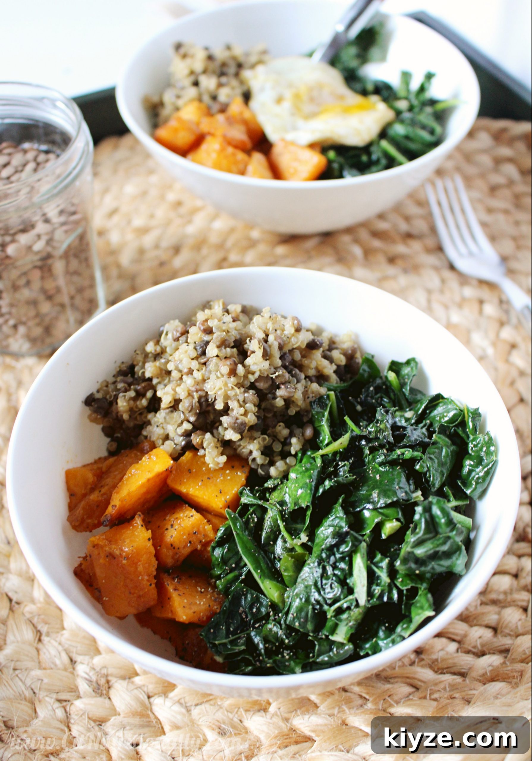 Quinoa and Lentil Power Bowl | C it Nutritionally #glutenfree #vegan option