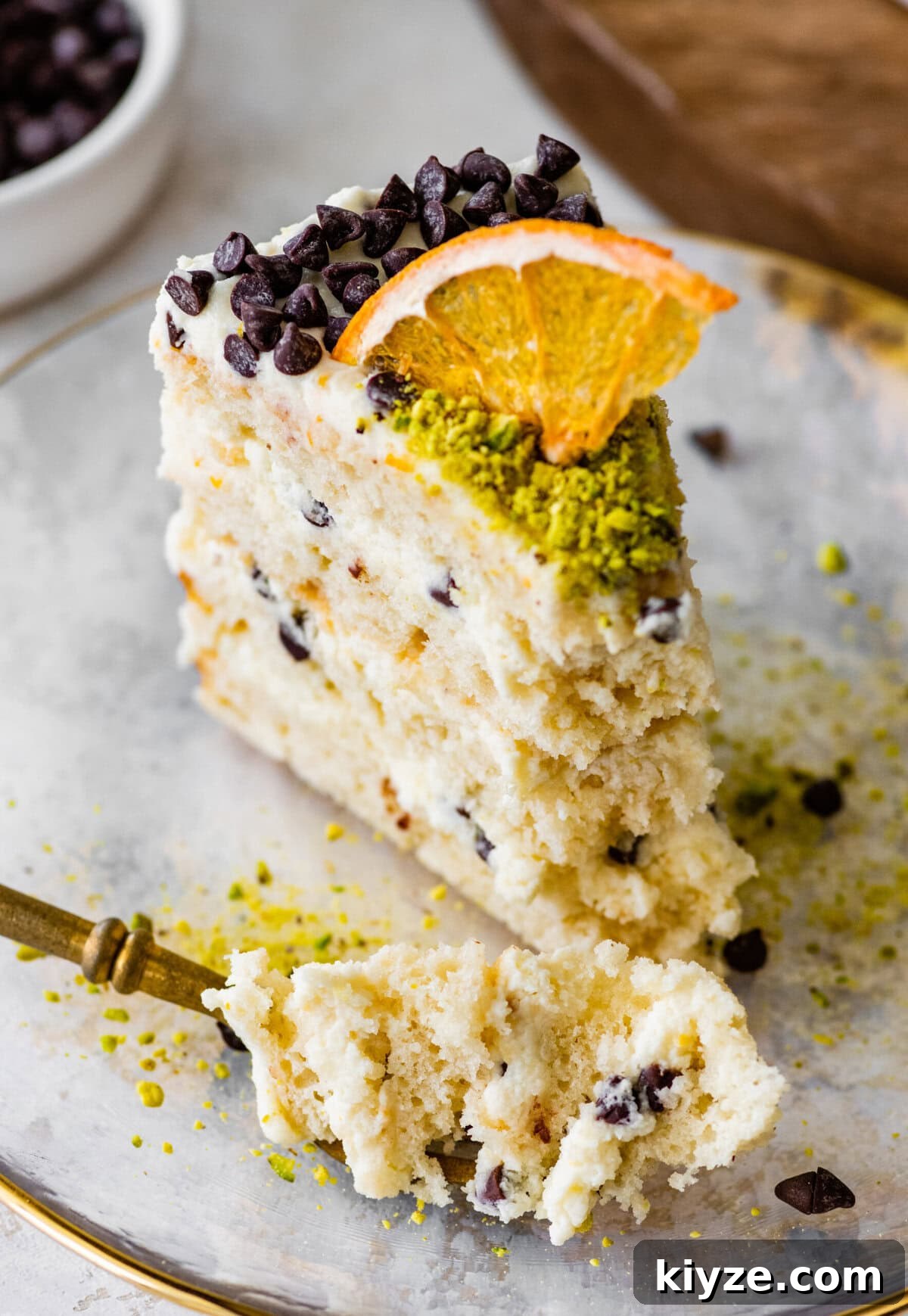 Italian Cannoli Cake Recipe: Classic Sicilian Dessert Guide 18 A slice of cannoli cake on a plate with a fork.