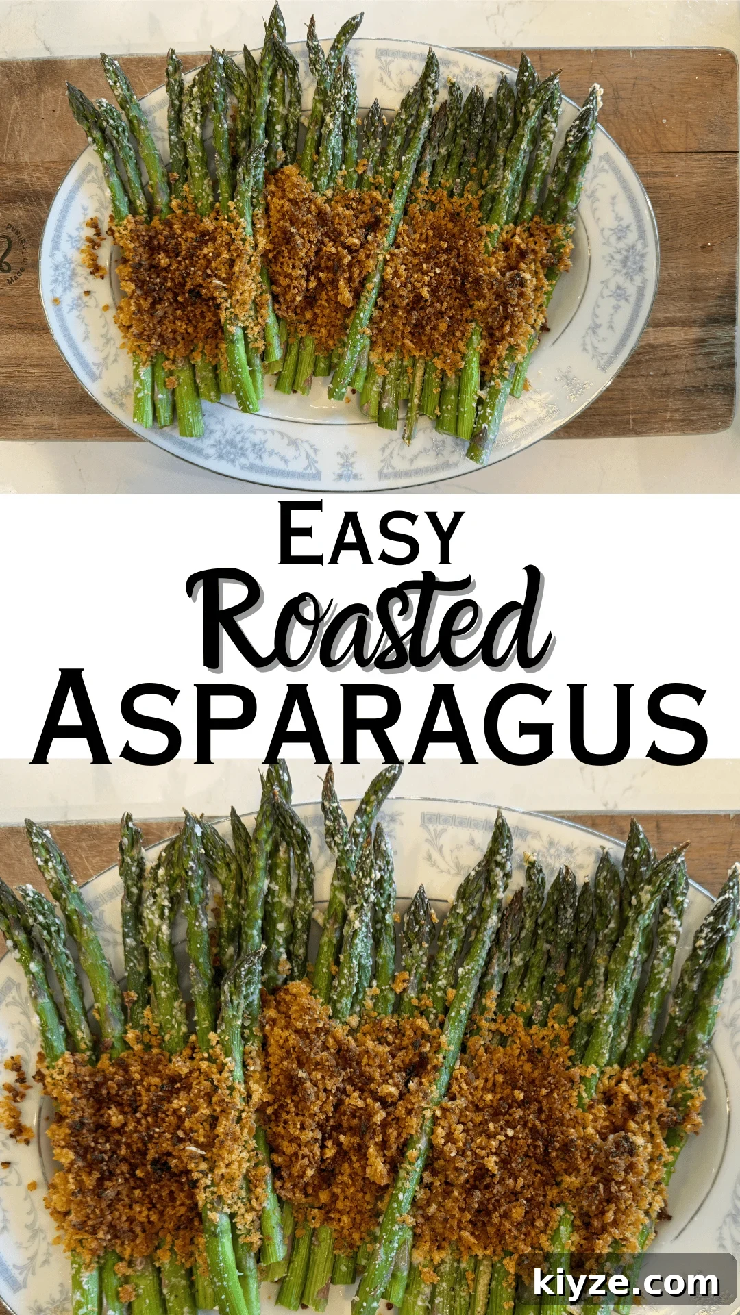 Roasted Asparagus with Crispy Parmesan Crumble 3 roasted asparagus