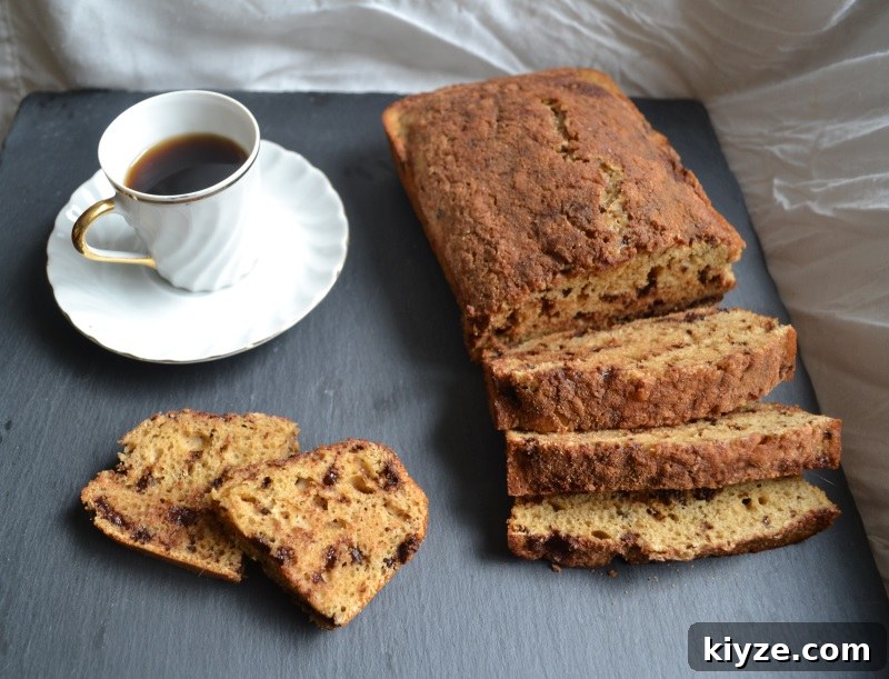 Lavender and Chamomile Tea: Calm Your Mind with Soothing Herbal Blend 6 Cappuccino Bread with a cup of coffee on slate from www.ApronFreeCooking.com