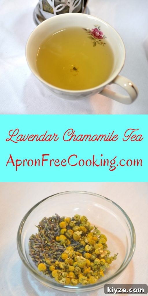 Lavender and Chamomile Tea: Calm Your Mind with Soothing Herbal Blend 7 Lavender Chamomile Tea Pin
