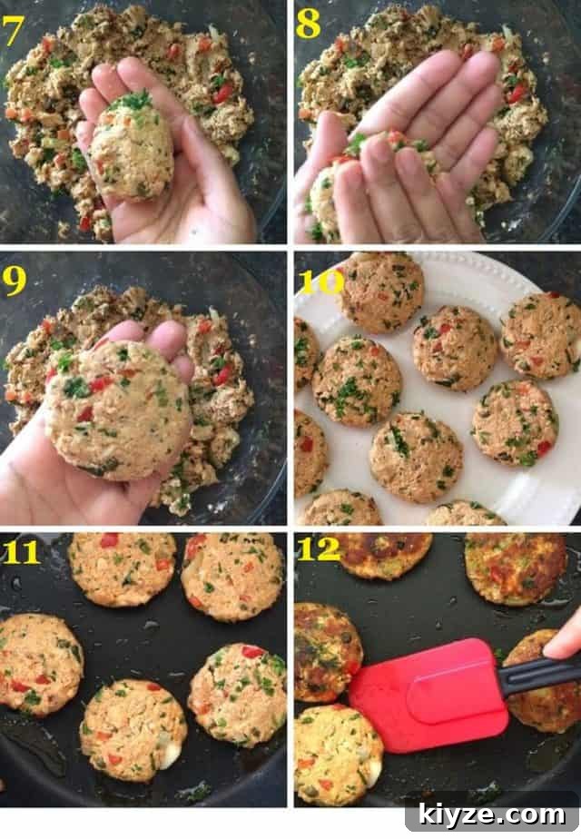 Crispy Salmon Patties Made with Flour: Simple Pan-Fried Recipe 11 How to make salmon patties using canned salmon recipe steps