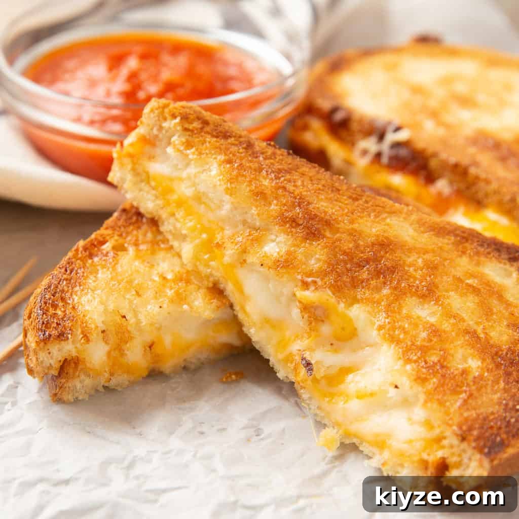 Crispy Air Fryer Grilled Cheese Sandwich Recipe 2 img 7990 1