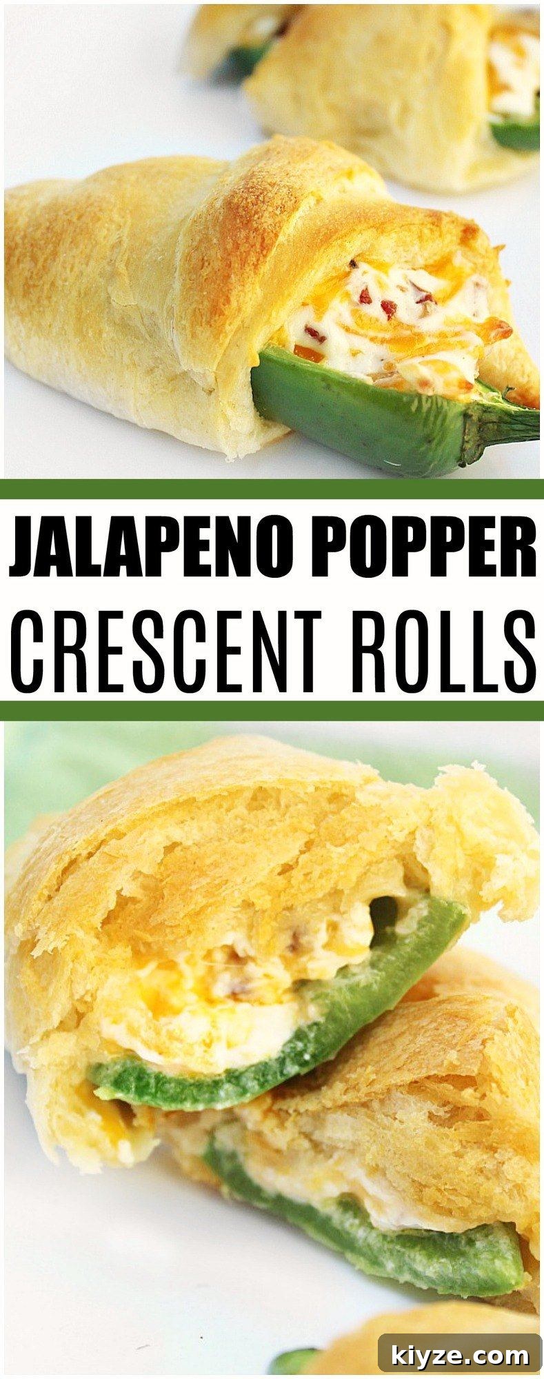 Cheesy Jalapeño Popper Crescent Roll Appetizers 10 jalapeno popper