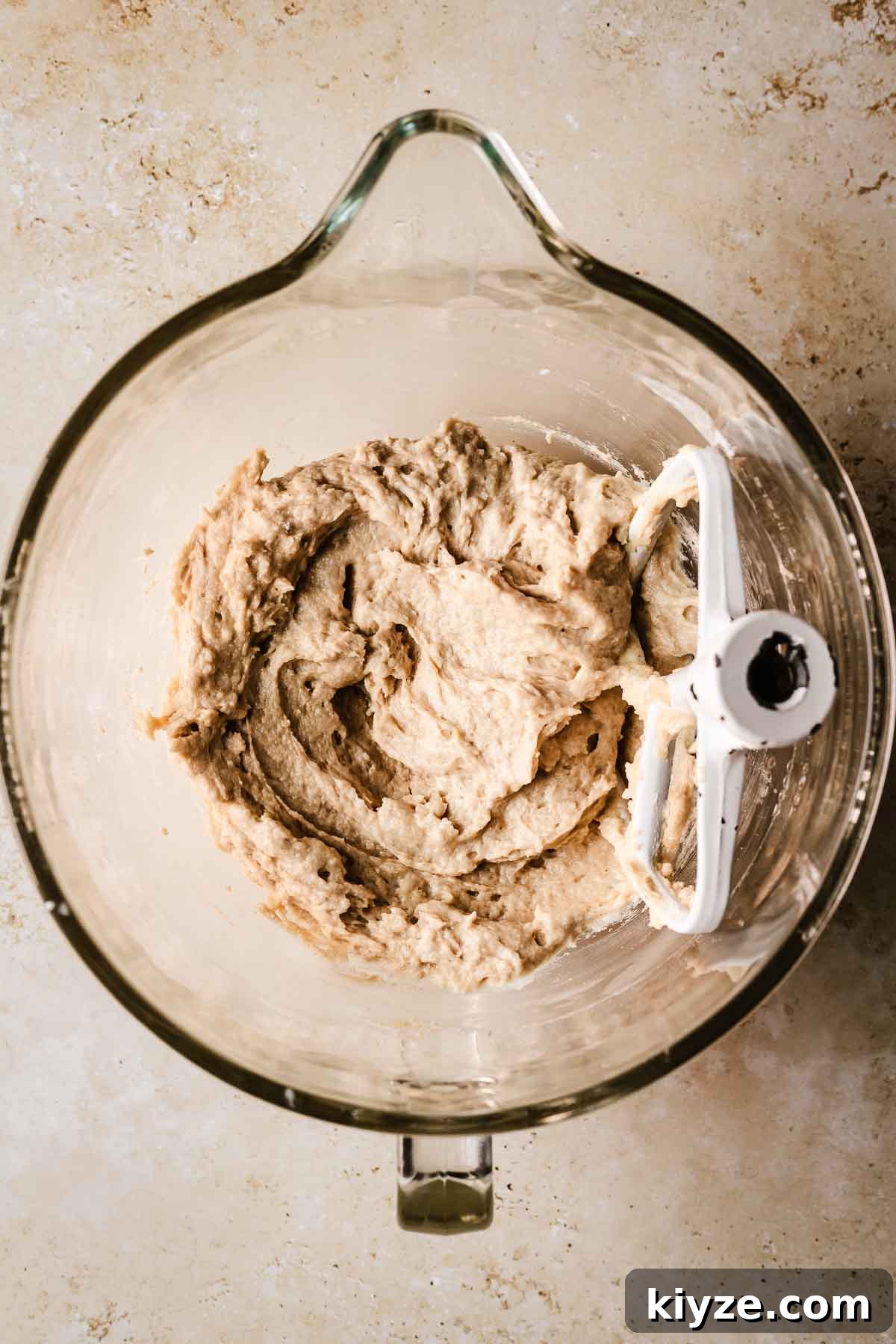 Cinnamon Streusel Muffins Recipe with Crunchy Brown Sugar Topping 9 A mixing bowl filled with finished cinnamon streusel muffin batter.