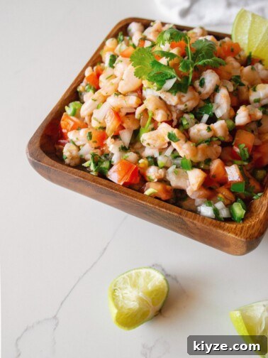 Mexican Shrimp Ceviche with Clamato
