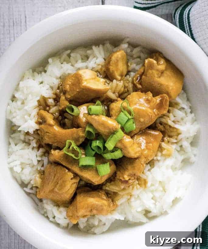 Top Instant Pot Asian Recipes for Flavorful Weeknight Meals 6 white bowl filled with Instant Pot sesame chicken and rice