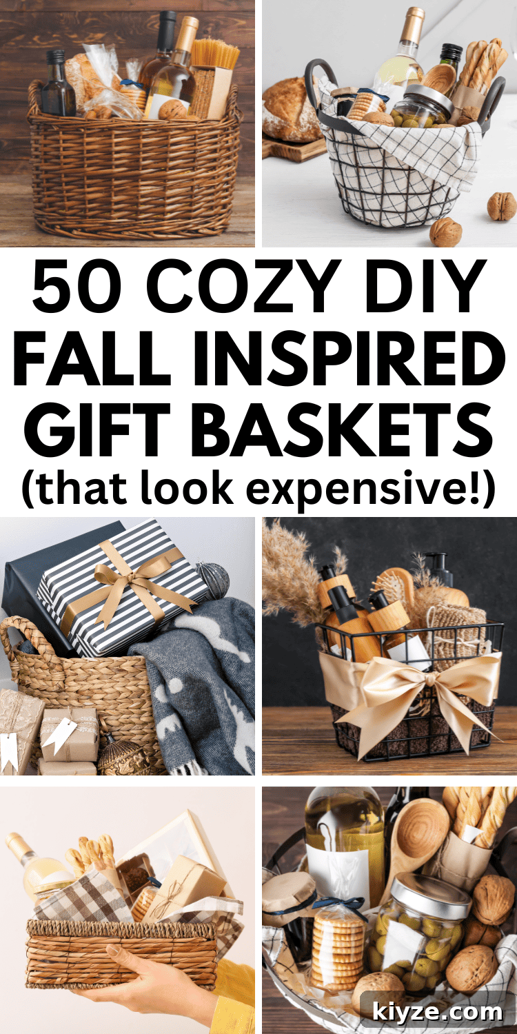 Cozy Fall gift basket ideas
