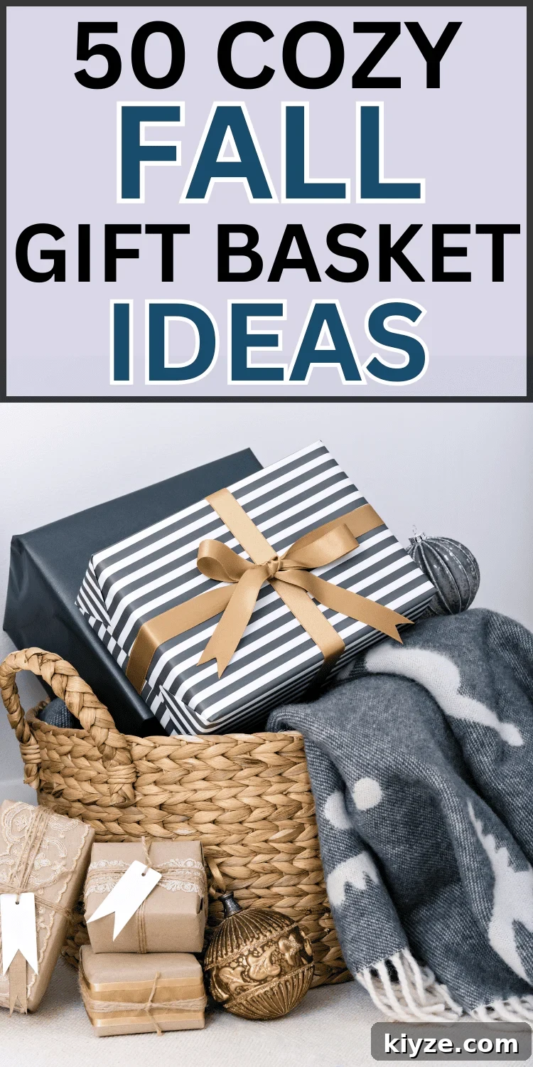 Cozy Fall gift basket ideas