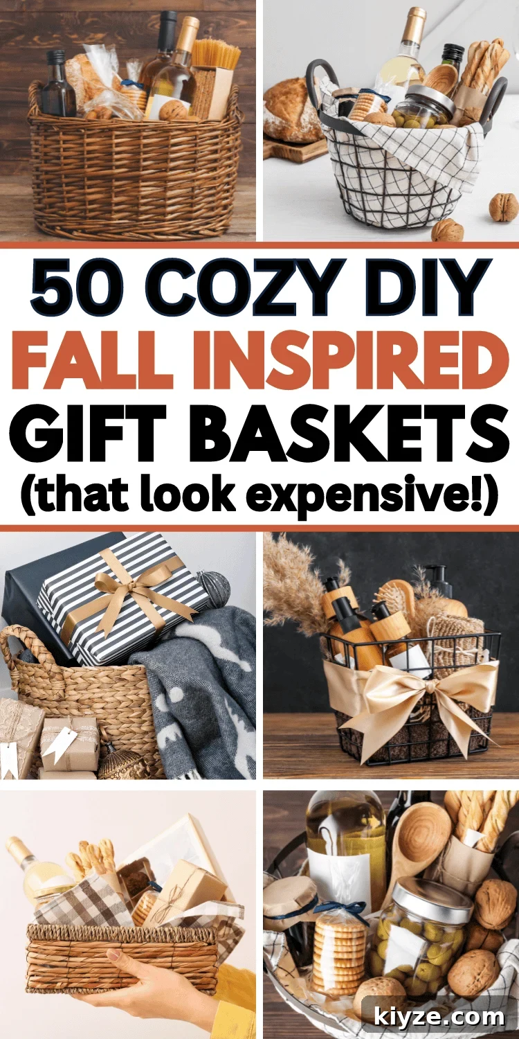 Cozy Fall gift basket ideas