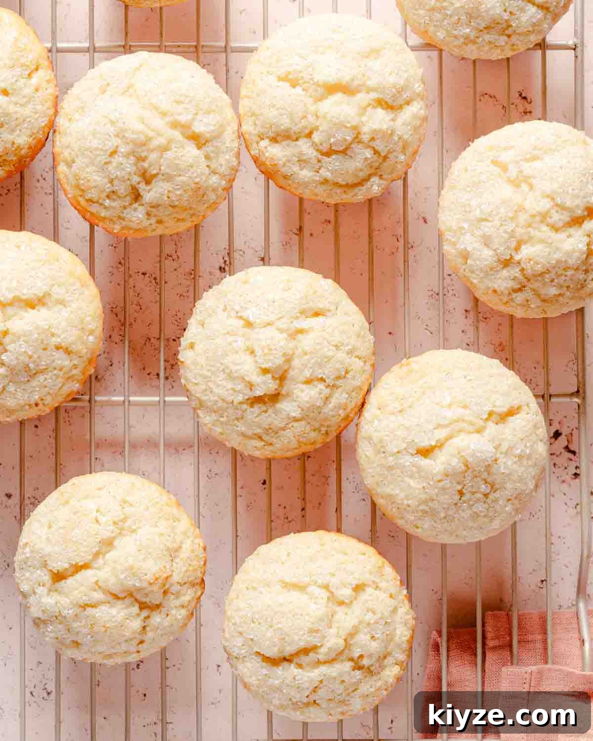 Fluffy Buttermilk Muffins Recipe for Tender Homemade Muffins 12 buttermilk muffins on cooling rack.