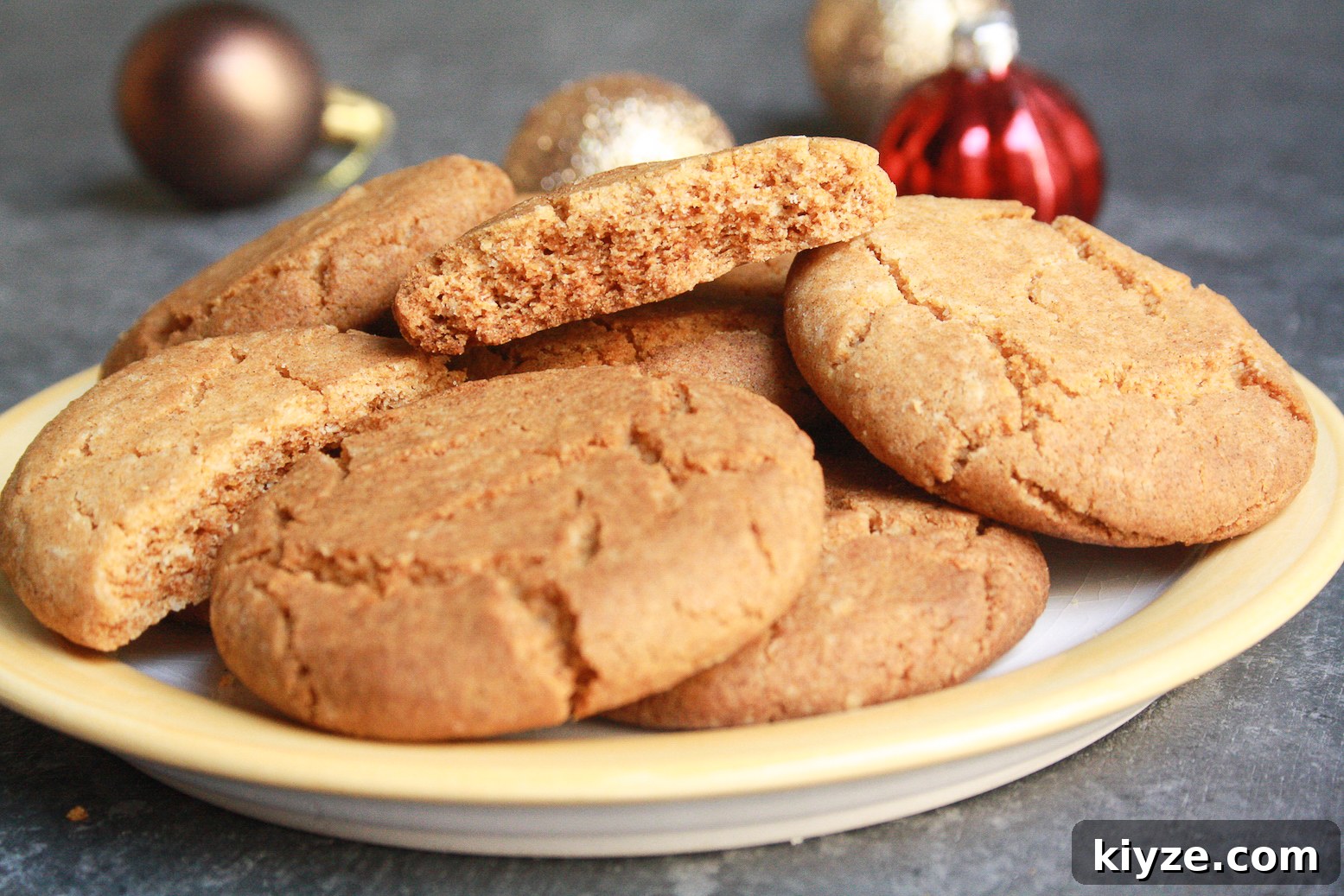Crispy Eggless Ginger Biscuits Recipe – Crunchy Spice Cookies 4 Perfectly sweet and spicy ginger biscuits waiting to be dunked into a mug of hot tea!