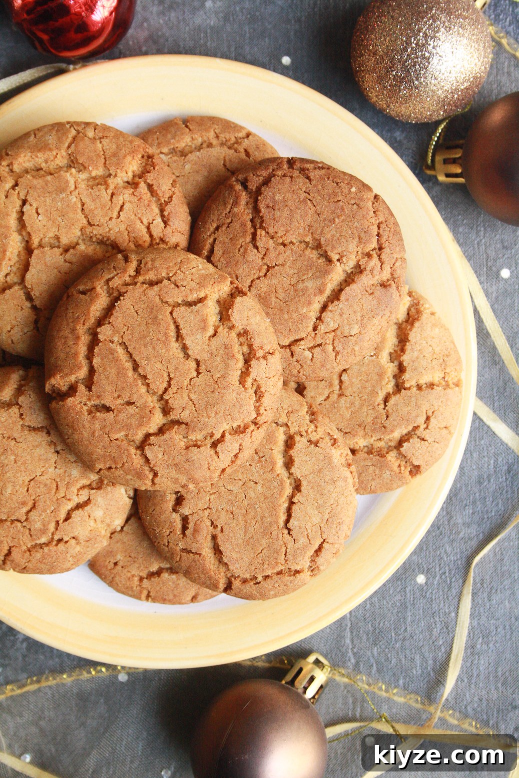 Crispy Eggless Ginger Biscuits Recipe – Crunchy Spice Cookies 5 Perfectly sweet and spicy ginger biscuits waiting to be dunked into a mug of hot tea!