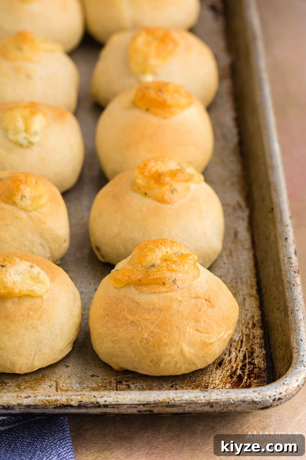 Garlic Herb Cheese Rolls Recipe — Soft, Cheesy, Irresistible 13 pan of garlic cheese rolls