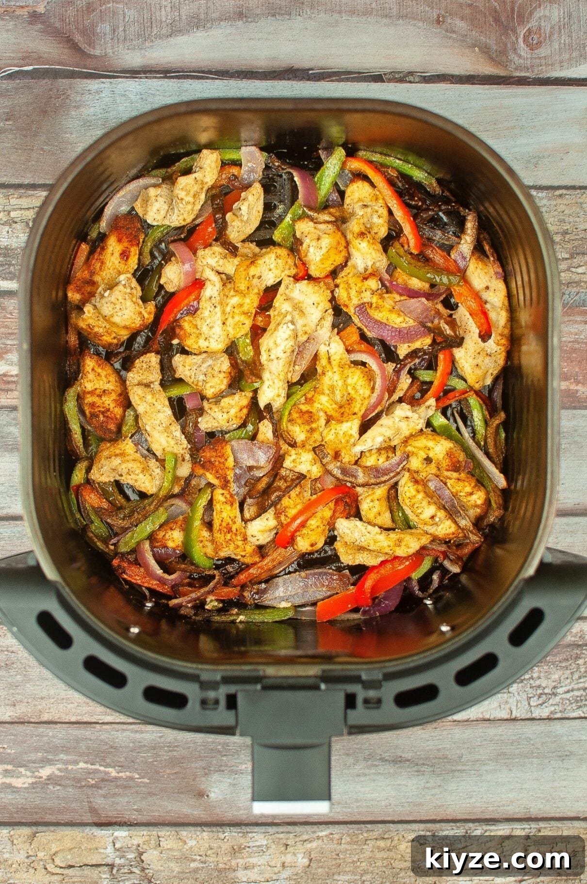 Whip up some mouthwatering chicken fajitas for air fryer - a simple yet tasty treat for your taste buds! Perfect for busy weeknights.