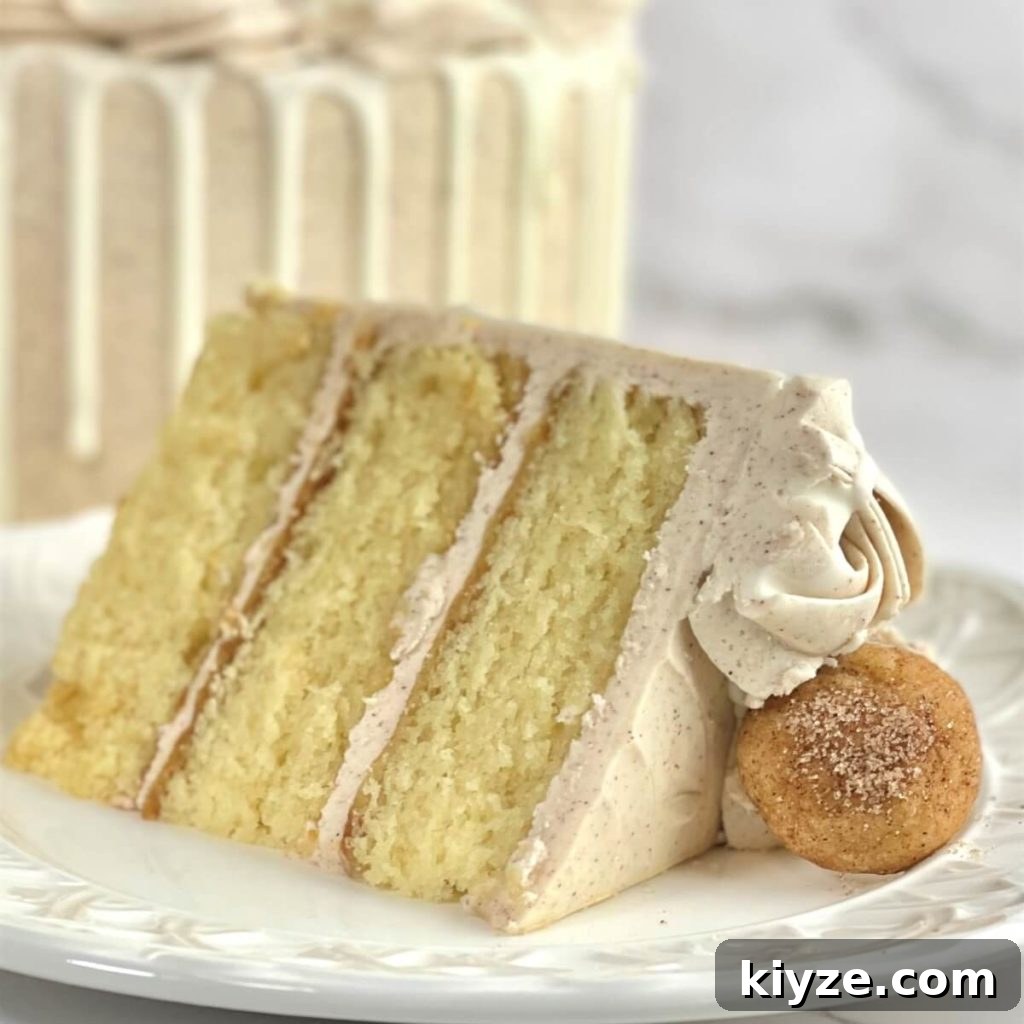 Moist Vanilla Cake Recipe Using the Reverse Creaming Method 9 Moist vanilla reverse creaming method cake with cinnamon buttercream.