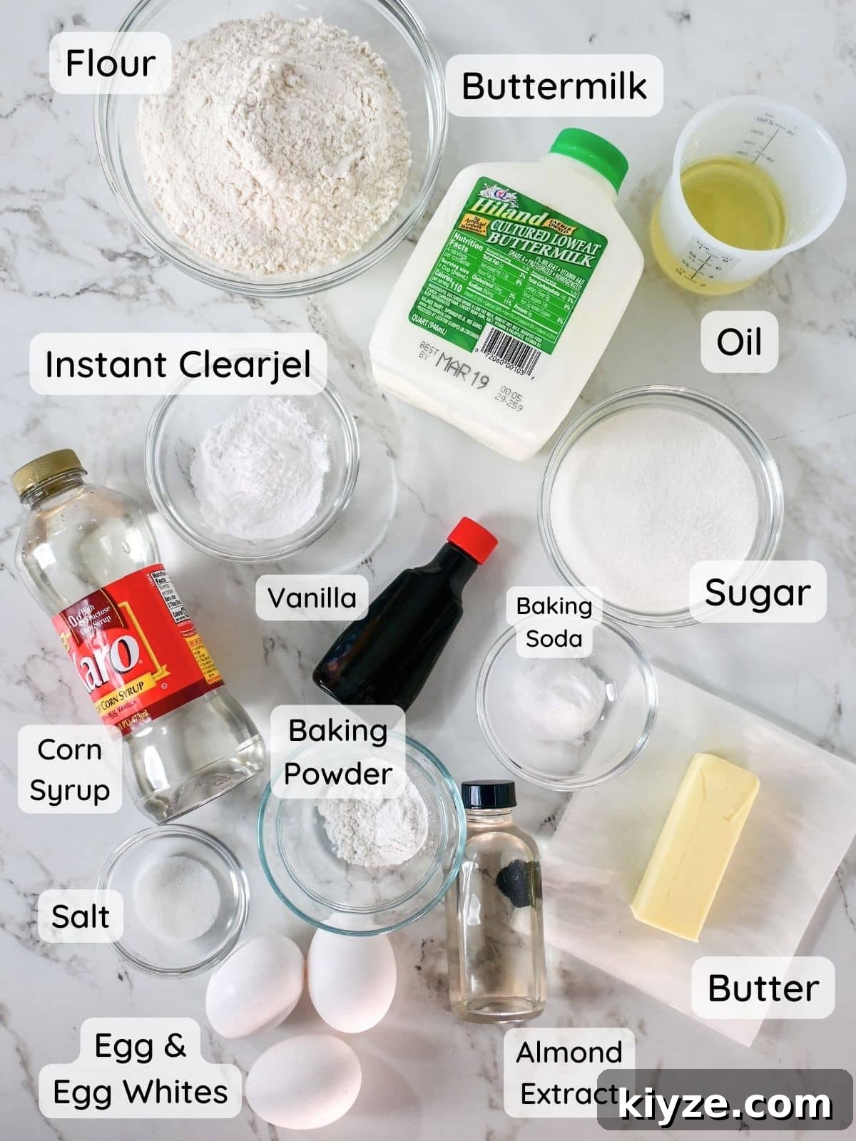 Moist Vanilla Cake Recipe Using the Reverse Creaming Method 4 ingredients to make vanilla white cake.