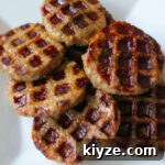 Crispy Waffled Sausage Patties: Quick Savory Breakfast Recipe 3 Waffled Sausages