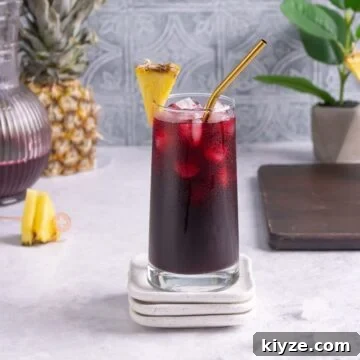 Bissap (Roselle tea drink)