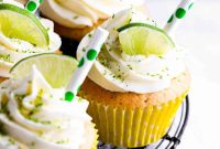 Gin and Tonic Cupcakes with Lime and Juniper