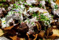 Slow-Roasted Lamb and Charred Eggplant Fatteh